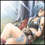 girl with ferret