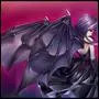 evil black winged girl