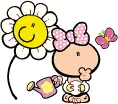 Baby with Flower