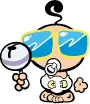 Baby with Glasses On