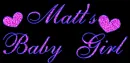 Matts baby girl