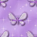 sparkly purple butterly background