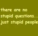no stupid people