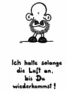 luft anhalten