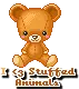 I Love stuffed animals
