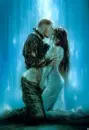 Lovers kissing