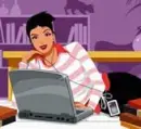 laptop girl