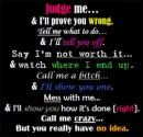Judge Me?