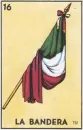 Loteria bandera mexican flag