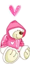Teddy with pink Jacket <3