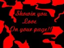showin love on your page