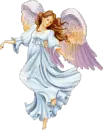 Angel in blue