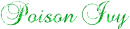 poison ivy
