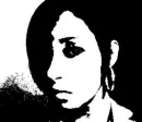 black and white