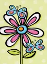 flower and butterfly