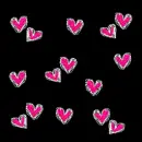 pink hearts