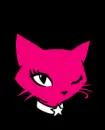  pink sparkle kitty