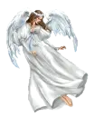 Angel in white