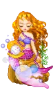 Mermaid Doll with Pearl