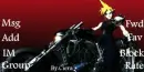 Cloud on his Bike