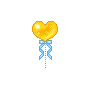kawaii heart balloon