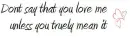 dont say...