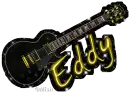 eddy black electric guitar