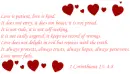 Love is patient
