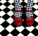 red shoes