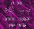 I Am Taking Requests