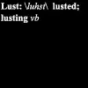 lust