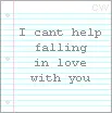 i cant help fallin 4 u