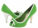 cute green shoes