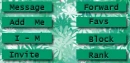 green contact table