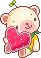 Bear with heart