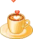 Coffee with heart