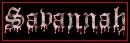 savannah gothic text