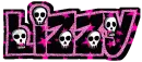 lizzy pink skulls