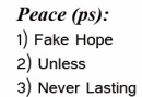 Define Peace