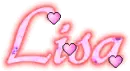 *Lisa(Text glitter)*