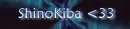 Banner that reads "ShinoKiba <33"