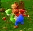 mario,DK,yoshi fight!