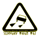 slippery when wet