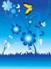 Butterfly at twilight