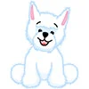 Webkinz WhiteTerrier