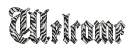 Glitter Zebra Welcome