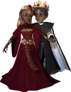 king with the queen