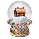 gingerbread house globe