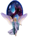 beautiful angel globe