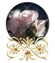 baby pink rose globe